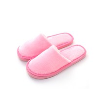 DM 알럽홈 심플컬러 실내 거실화, 핑크