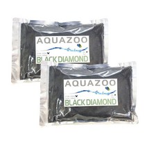 AQUAZOO 어항용 바닥재 0.1~0.3mm 2kg, BLACK DIAMOND, 2개