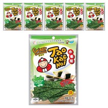 타오케노이 크리스피 시위드 오리지널 스낵, 32g, 6개