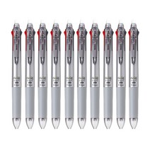 파이롯트 프릭션 슬림 3색 다색펜 0.5mm, 다크실버, 10개입