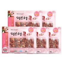 미스터 쿡 강아지 간식 큐브, 오리, 300g, 5개입