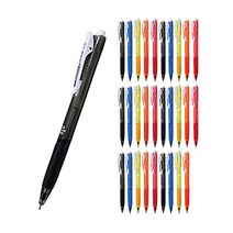 청운 라리스 클립톡 유성펜 0.5mm, 랜덤 발송, 30개입