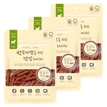 굿데이 반려견을 위한 건강레시피 져키, 소고기소프트, 3개입