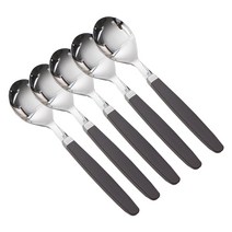 라온누리 픽미 컬러 아동 숟가락만 5p 세트, 베이직 초코(C), 1세트