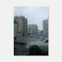 유로컴퍼니 캔버스 프린팅 액자 IH262 rain-62, 혼합 색상