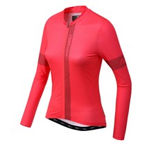 NSR 여성용 플래시 라이트핏 롱 슬리브 저지