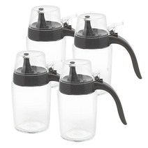 시노글라스 뉴 원터치 오일병 다크그레이, 250ml, 4개입