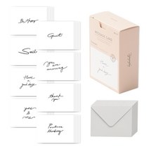왈가닥스 메세지 카드 40p + 봉투 20p, 타이포그래피, 1세트