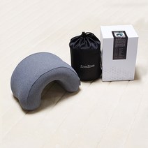 라버트리 휴대용 메모리폼 짬짬이 쪽잠 베개, 그레이