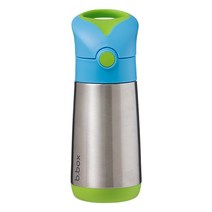 비박스 스텐 빨대컵 350ml, 아쿠아그린, 1개