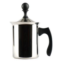 카페드아모르 이중망 우유거품기 400ml, 혼합 색상, 1개