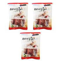 야아부르니 국내산 강아지 수제간식, 오리날개맛, 3개