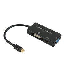 컴스 Mini 디스플레이 포트 컨버터 3 in 1 Mini DP to DVI/HDMI/VGA D, M454