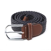 니꼴레닉 스포츠 패션 남여 골프 엘라스틱 벤딩 벨트, 007 패턴네이비