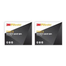 쓰리엠 PM2.5 초미세먼지 활성탄 필터, F6274, 2개입