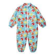 에이플럼 아동용 전신 방수미술복, SD008