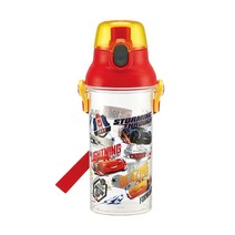 스케이터 카즈 레드 투명물통, 혼합 색상, 480ml