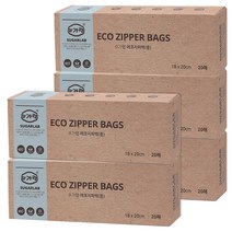 슈가랩 사탕수수 지퍼백 중, 5개