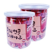 뉴트리오 스테이크 반려견 간식, 오리연골맛, 2개입