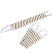 샤바스 쓱쓱 잘밀리는 등밀이 때타월, 브라운, 1개입, 1개