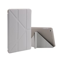 오펜트 아이패드 미니 4 5세대 가로 세로거치 스마트커버 Y케이스, 그레이