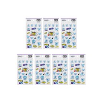 라인프렌즈 BT21 클리어 스티커 2탄, 코야, 7개입