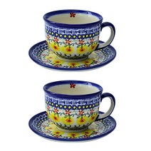 베나 U447 커피잔세트, 혼합 색상, 2세트