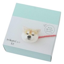브랜드얀 트리코트리 시바견 폼폼펫 DIY패키지 01-148A, 1세트, 혼합 색상