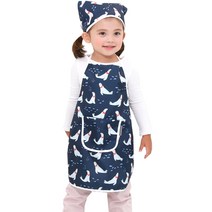 베베슈에뜨 유아동용 앞치마세트 언더더시 앞치마 + 두건