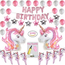 마켓감성 유니콘 프린세스 생일파티세트, 타입3, 1세트