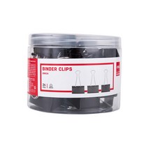 델리 메탈 더블클립 E8562A 블랙 2호 41mm 24p, 1개