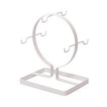 모노프레임 머그컵걸이라운드, 화이트, 1개
