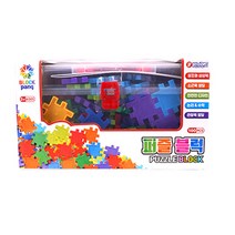 바니랜드 퍼즐블럭 100p, 혼합 색상