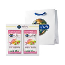 마이카인드 유기농 여성 멀티 비타민 선물세트   쇼핑백, 30정, 2개
