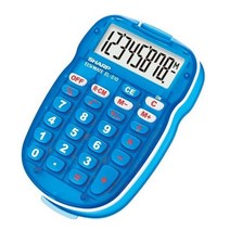 SHARP 미니 계산기 EL-S10B, BL