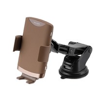 아이리버 차량용 전자동 고속 무선충전 거치대 ICR-A200, 브라운, 1개