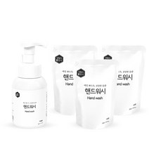 생활의정석 핸드워시 자몽향 300ml + 리필 300ml x 3p 세트, 1세트