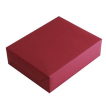 고급 엠보싱 포장지 50 x 70 cm, 버건디, 6개