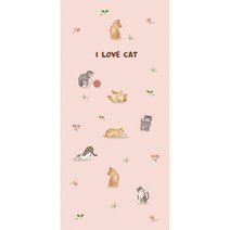 데코미 실사출력현관문 리폼 시트지 KWS-101, 고양이