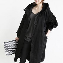 유니제이 루즈핏 엘렌 후드 야상 점퍼