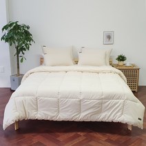 린튼 호텔식 네츄럴 광목 차렵이불 베개커버 세트