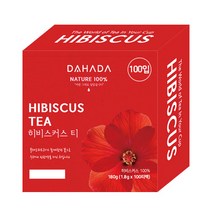 다하다 히비스커스 티백, 1.8g, 100개입, 1개