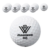 다이아윙스 고반발 비거리 전용 장타 골프공 2피스 42.8mm M2, 화이트, 10개