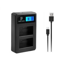 퓨어클리어 캐논 LP-E5 LCD 듀얼 USB 호환충전기