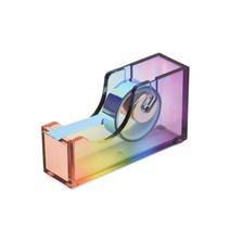 팬시아 아크릴 테이프 디스펜서, 레인보우, 1개