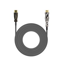 컴스 4K 2K 60Hz ARC 기능 HDMI 2.0 + Micro HDMI 분리형 리피터 광 케이블 CB707 30m, 혼합색상, 1개