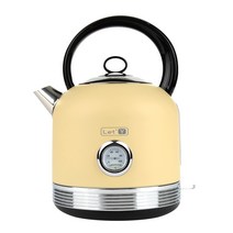 레티 레트로 무선전기주전자 2.5L, K026FT(아이보리)