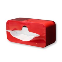 모닝듀 핸드타올 케이스 소형, 레드, 1개