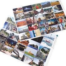 티처몰 세연지 지리이미지 포토스티커 2종 x 8p 세트, 혼합색상, 1세트