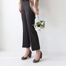 스웨이드 내츄럴 미들 힐 H7003